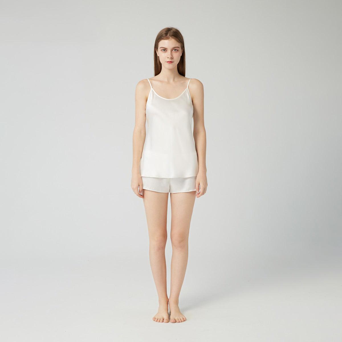 Silk Camisole Pajama Set For Women Summer Silk Pajamas – DIANASILK