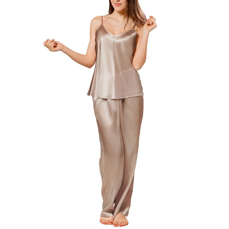 100% Pure Silk Pajamas Camisole Summer Sexy Lace Pure Silk Camisole for  Women - China Pajama and Silk Pajama price