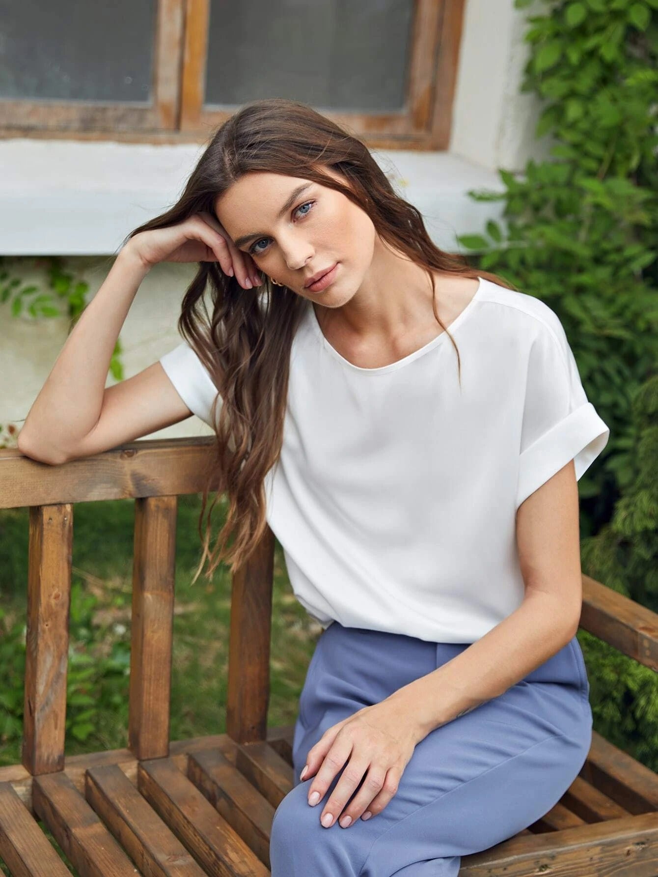Silk Batwing Sleeve Top Silk T Shirt For Women – DIANASILK