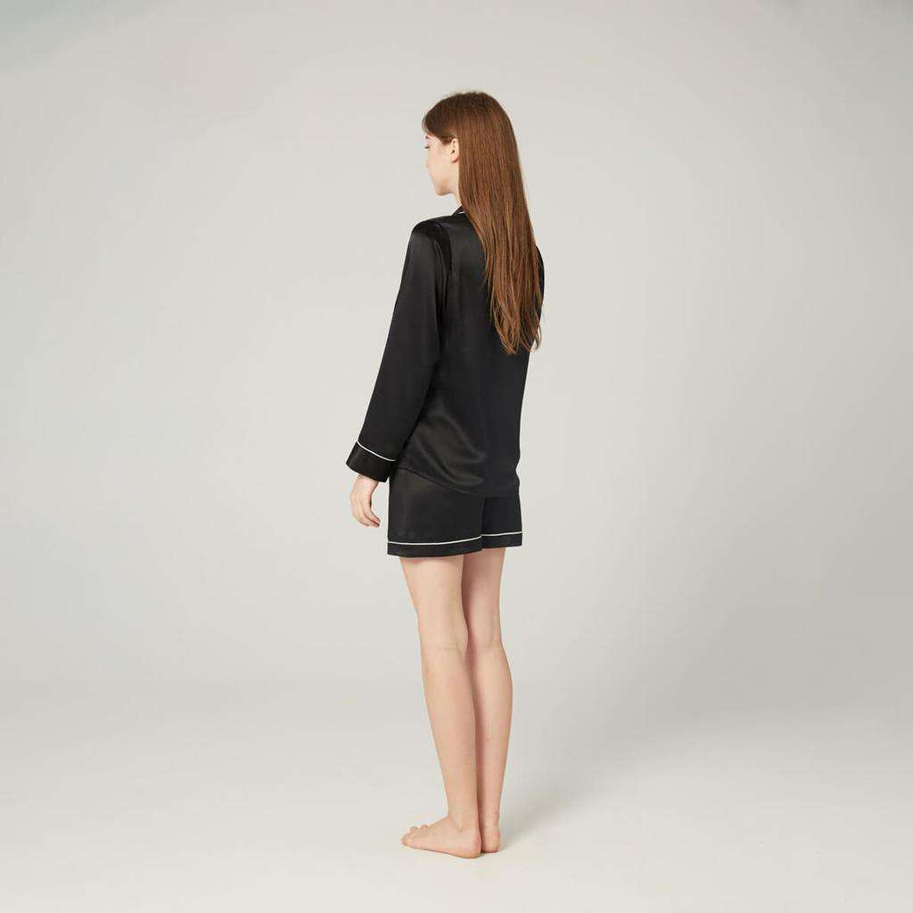  KXDFDC Short Sleeved Heavyweight Silk Nightwear Set